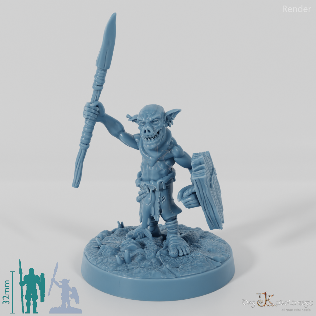 Swamp Goblin Spearman 01