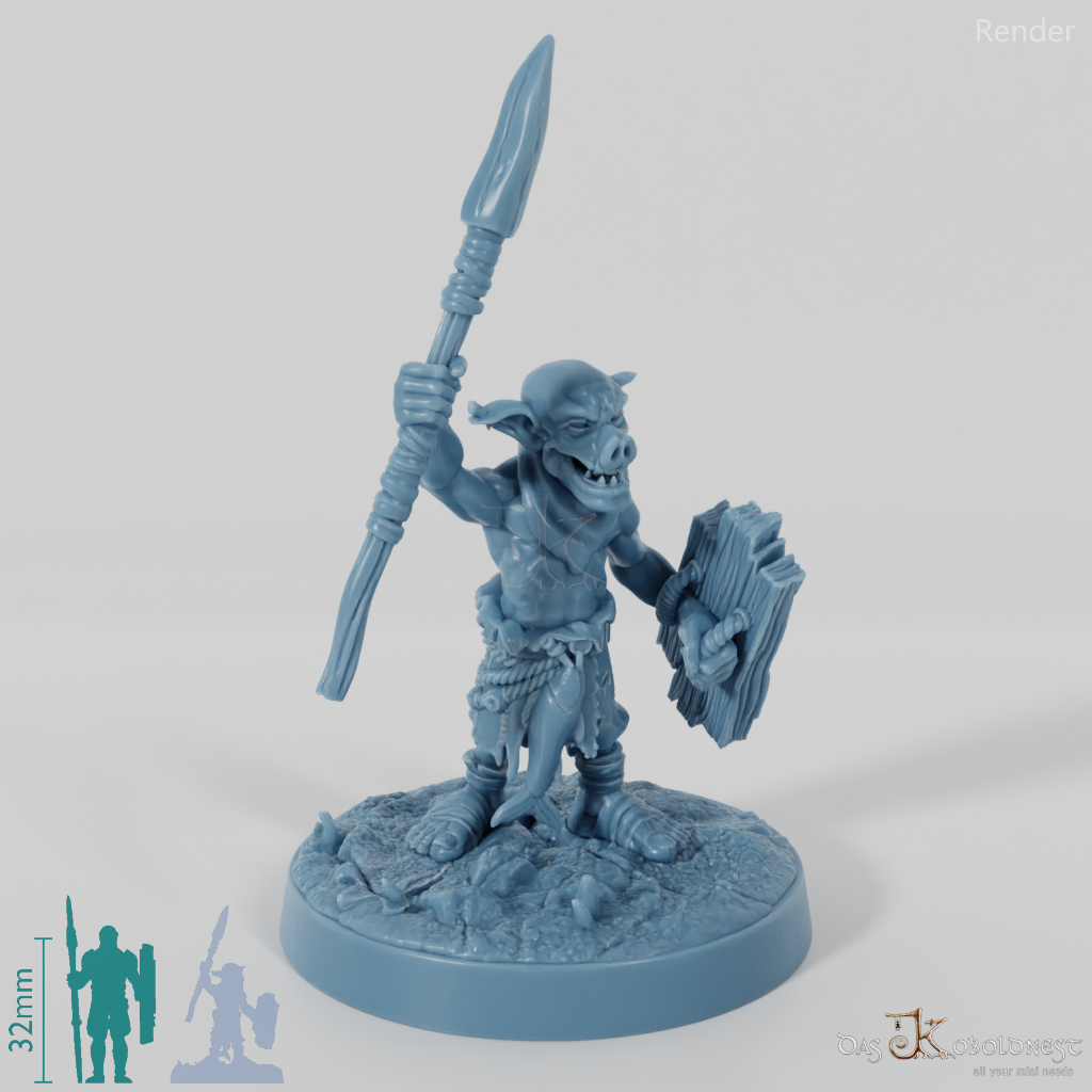 Swamp Goblin Spearman 01