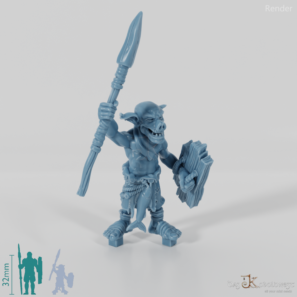 Swamp Goblin Spearman 01