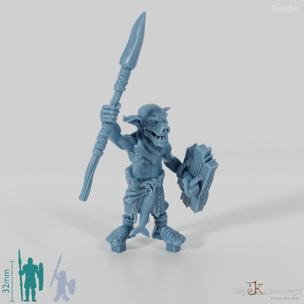 Swamp Goblin Spearman 01