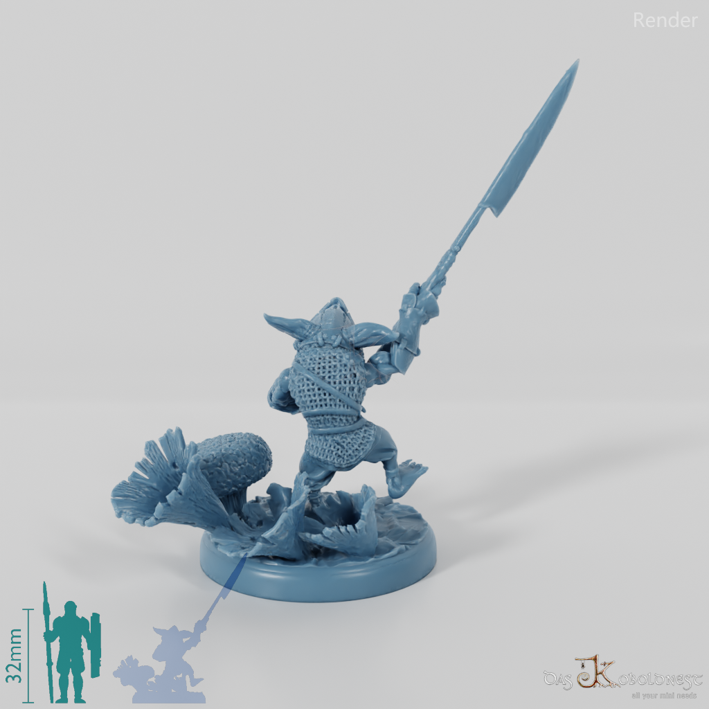 Mountain Goblin Spearman 01