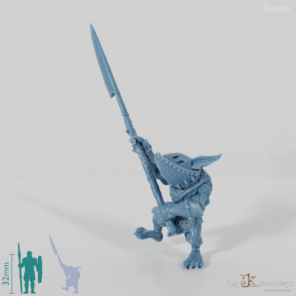 Mountain Goblin Spearman 01