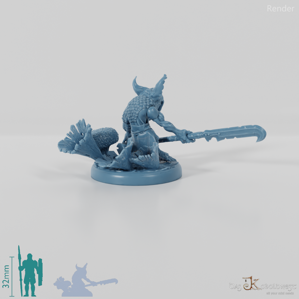 Mountain Goblin Spearman 08