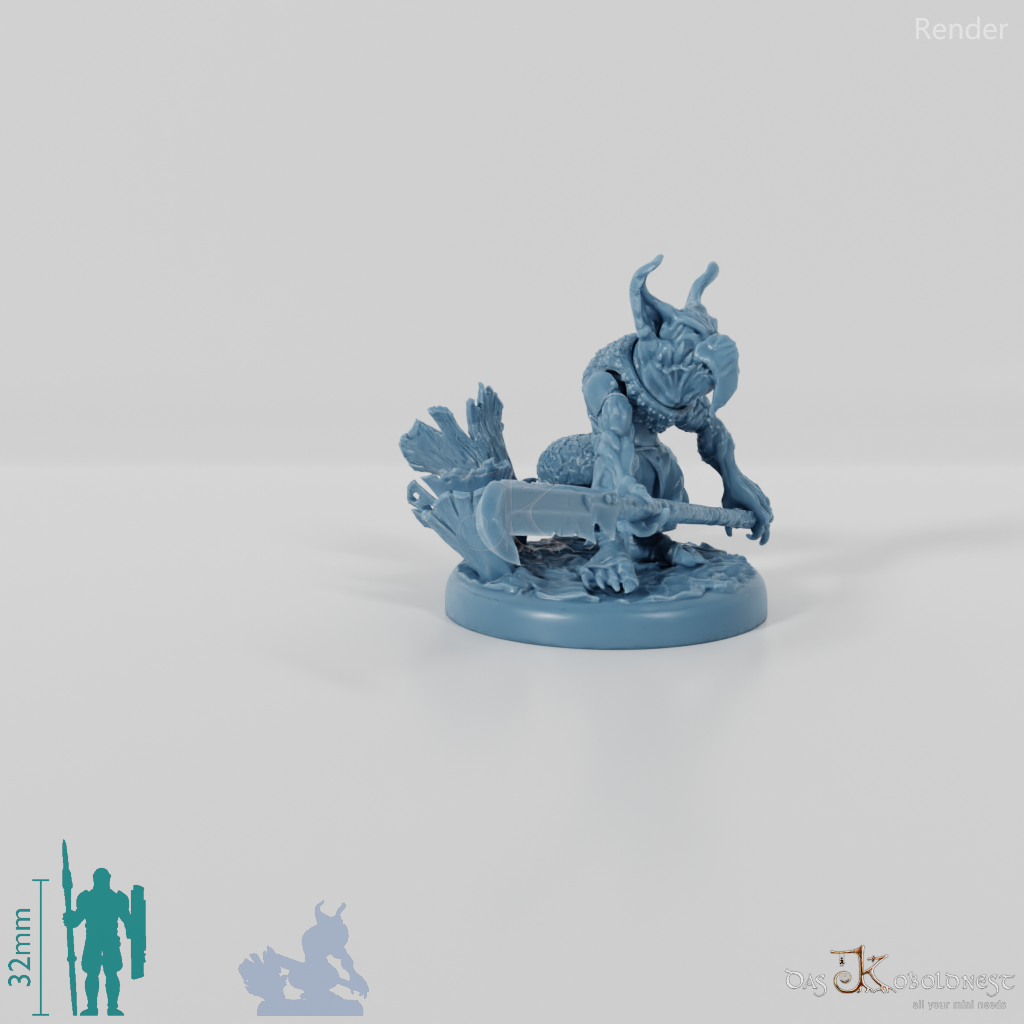 Mountain Goblin Spearman 08