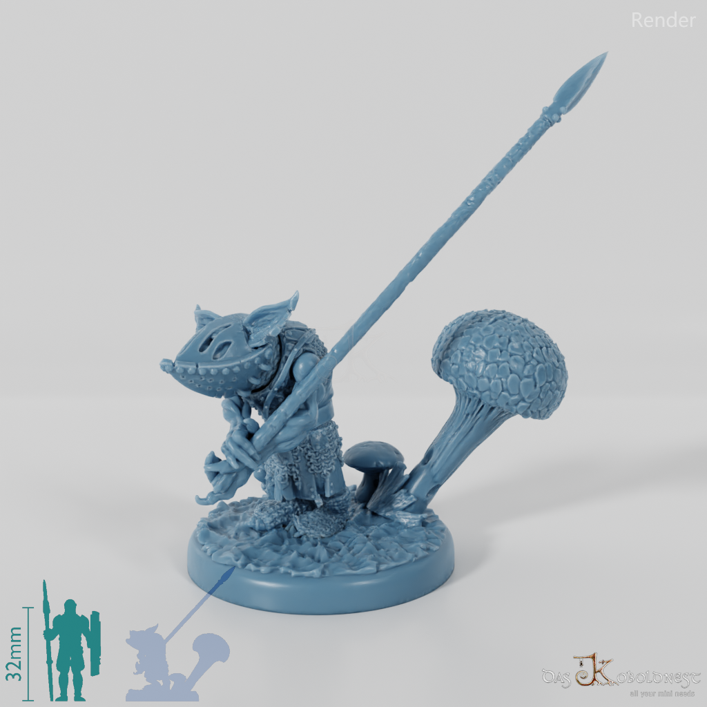 Mountain Goblin Spearman 09