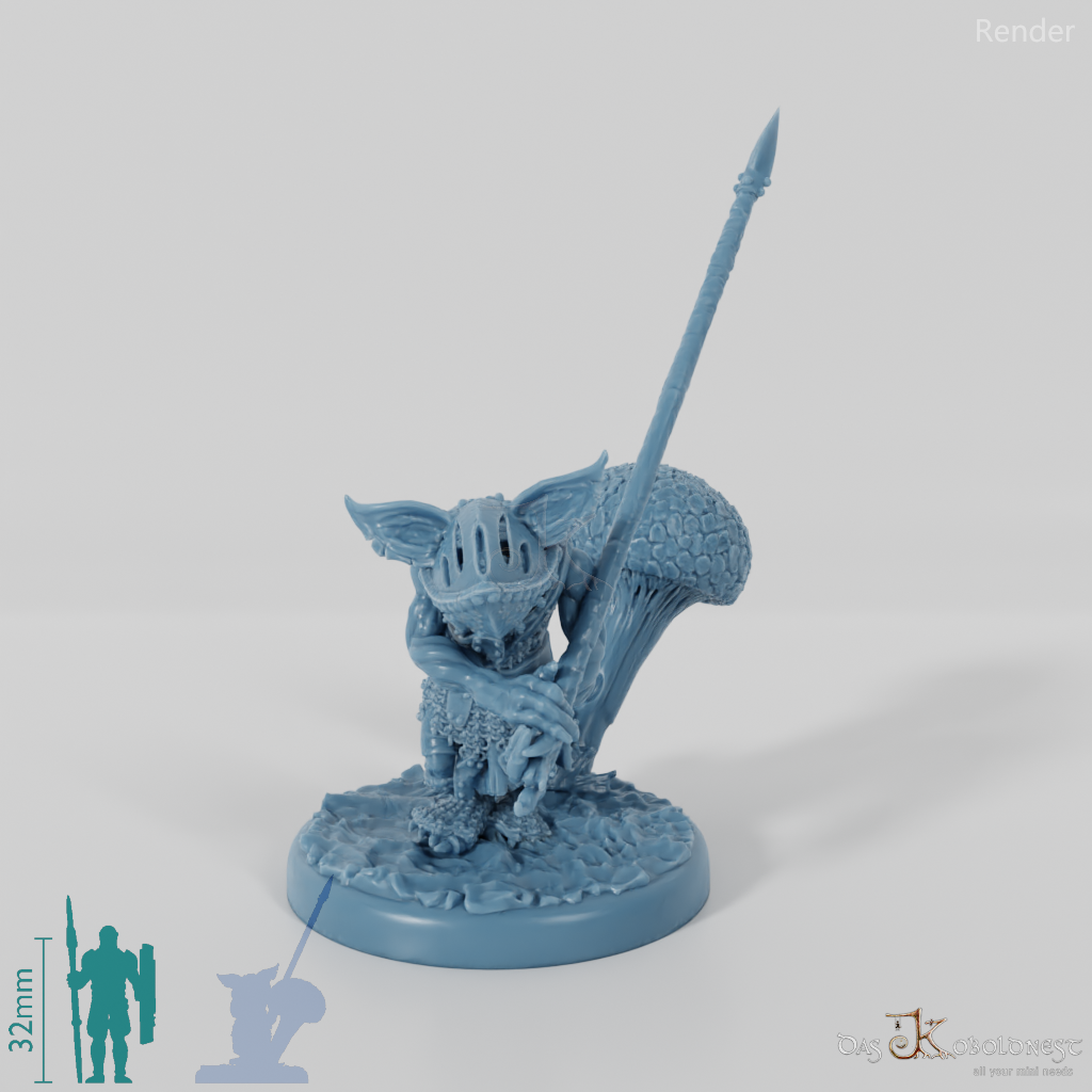 Mountain Goblin Spearman 09