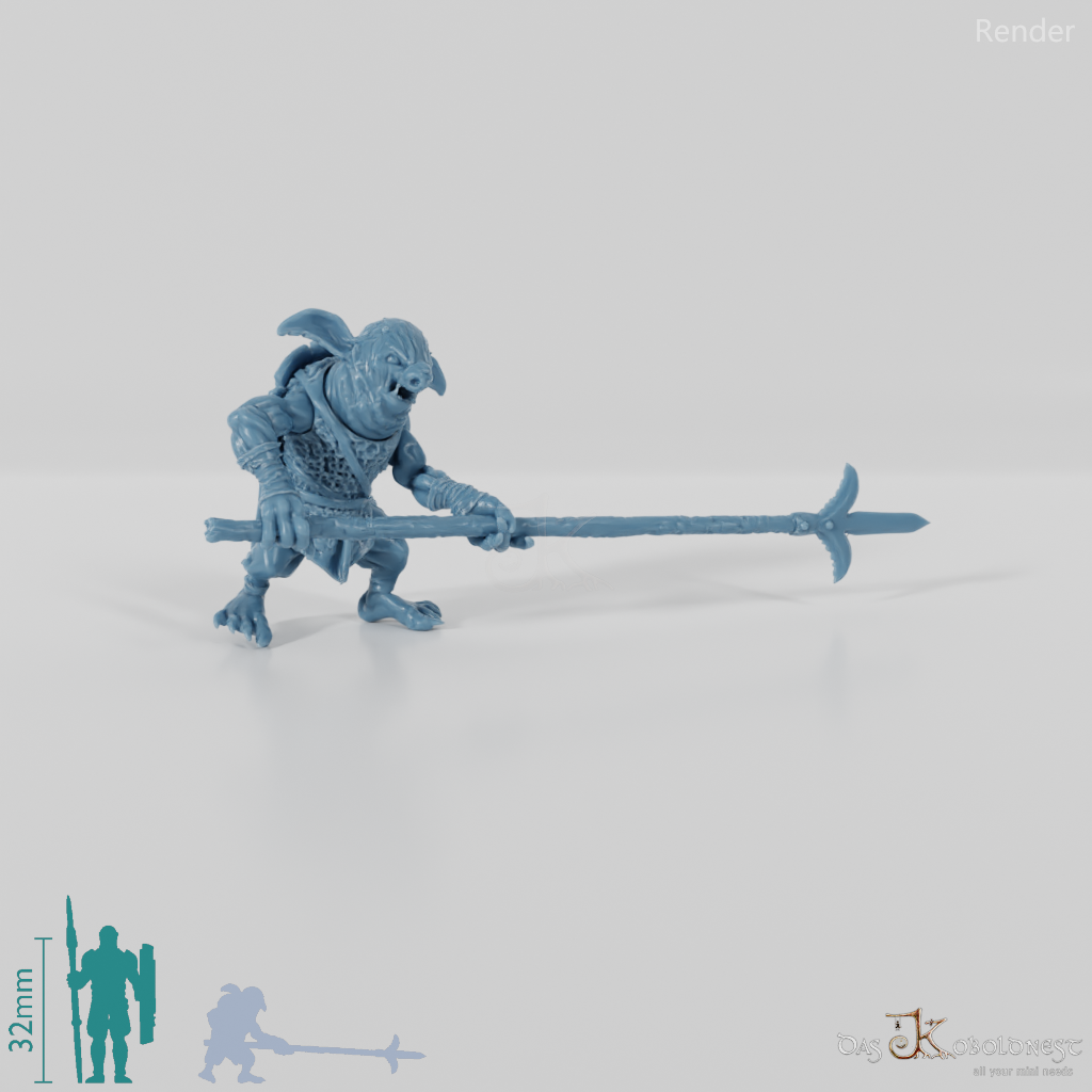 Mountain Goblin Spearman 11