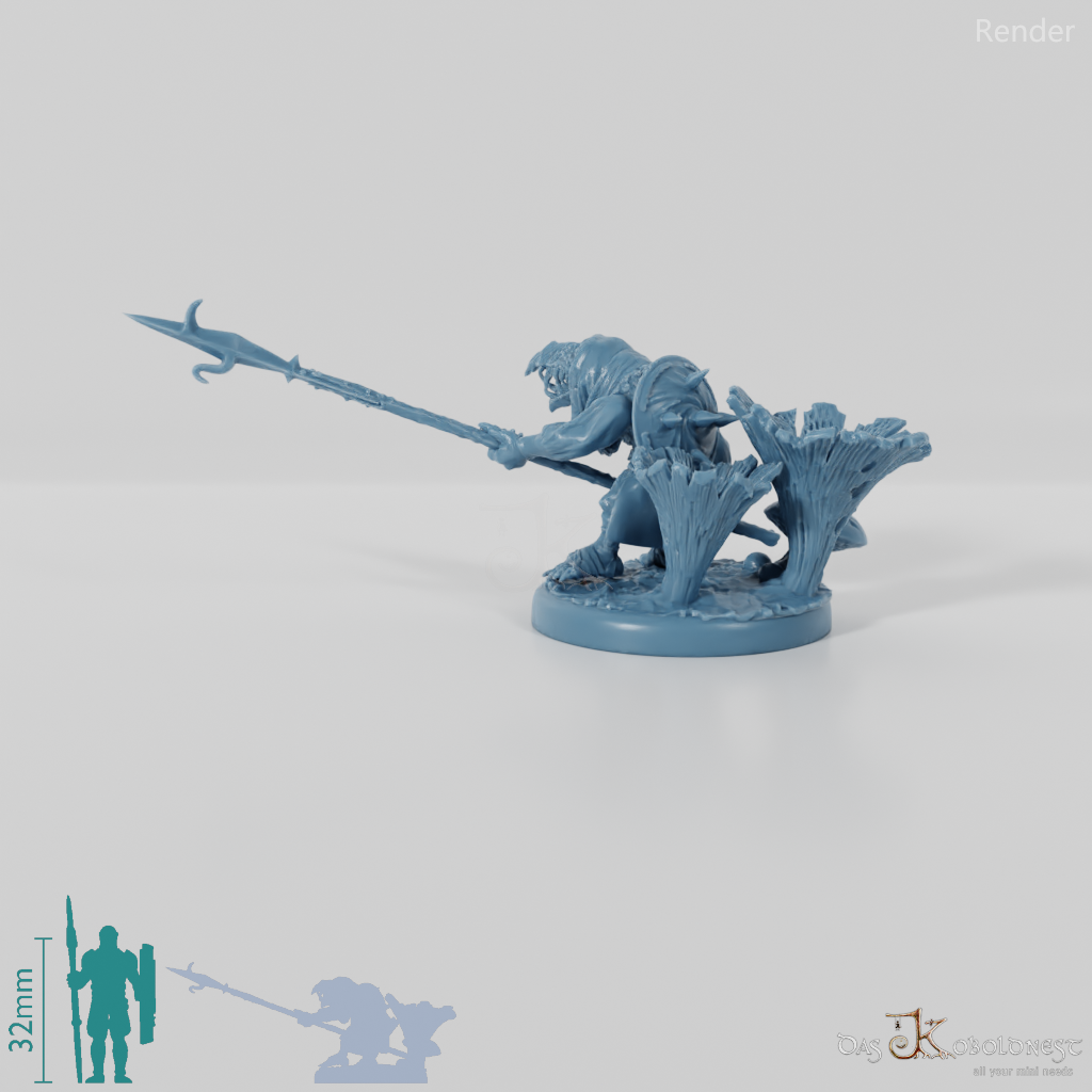 Mountain Goblin Spearman 14