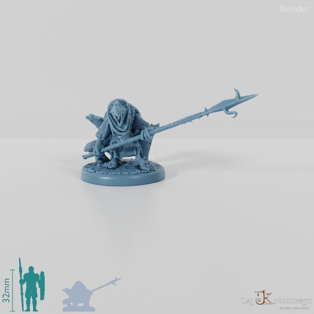 Mountain Goblin Spearman 14