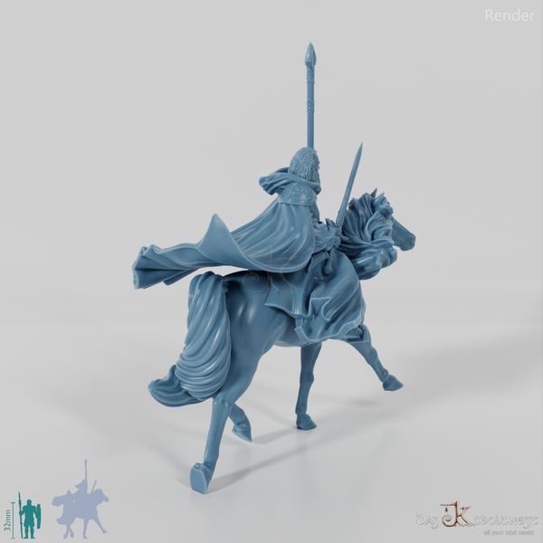 Gollnir, White Wizard (Mounted)