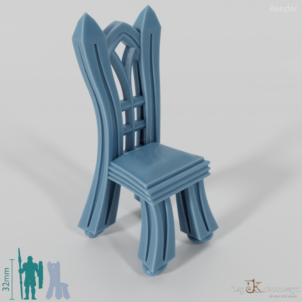 Stuhl - Gotischer Stuhl 01