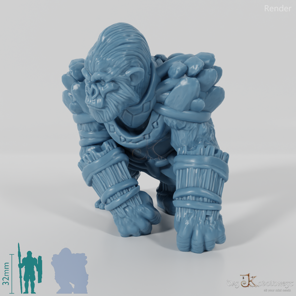 Gorilla warriors from the primate clan