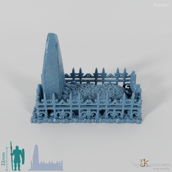 Eingefasstes Grab 06