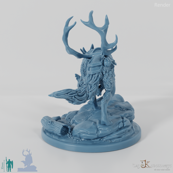 Grimpaw, saddled giant wolf