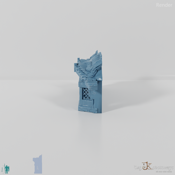 Halblinghöhlen-Fassade mit Stroh- und Erddach