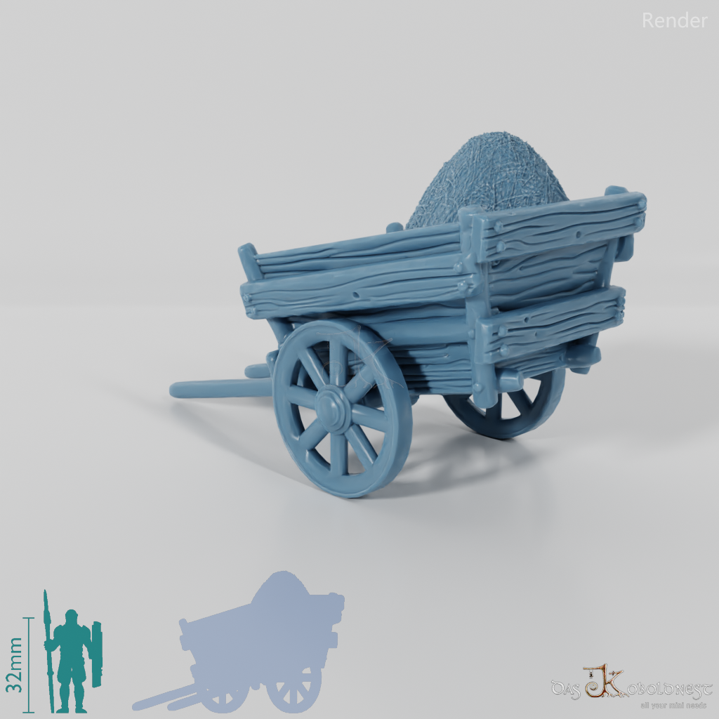 Wagon - Loaded hay wagon