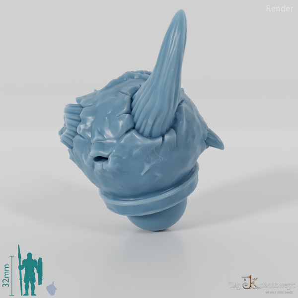 Vile Hero - Head - Bowl (Horns)