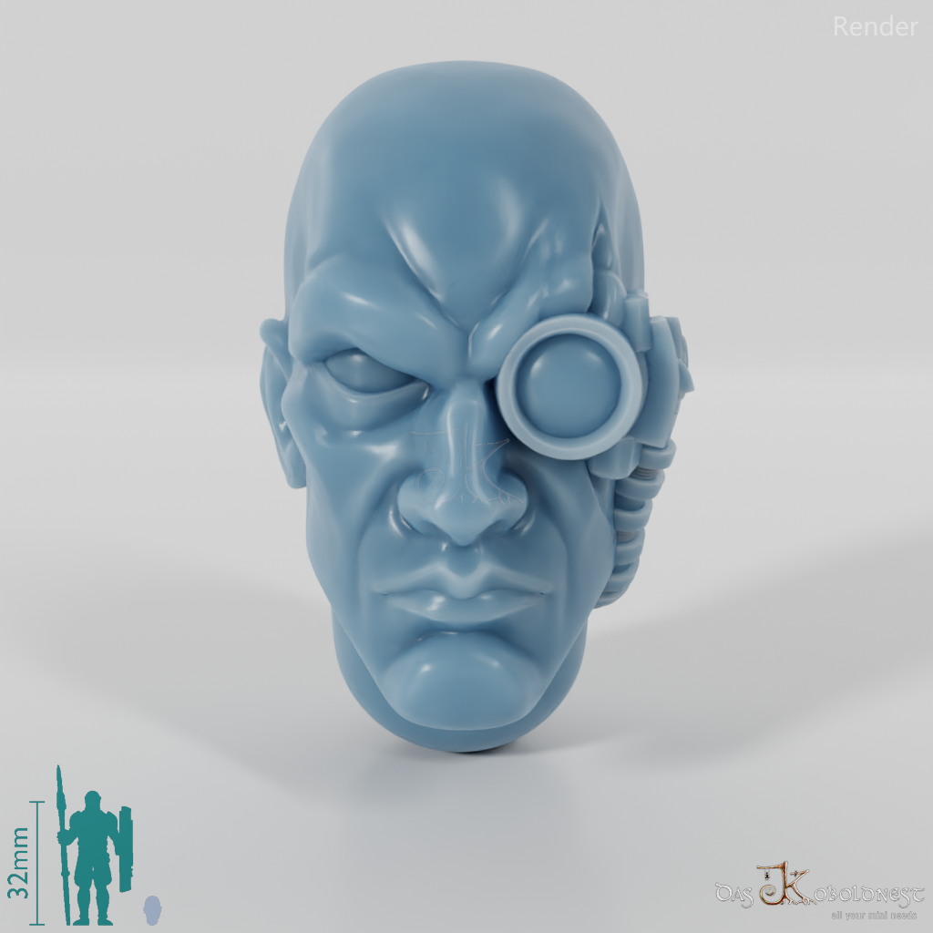 Space Soldiers - Infantry Head - Bionic Eye