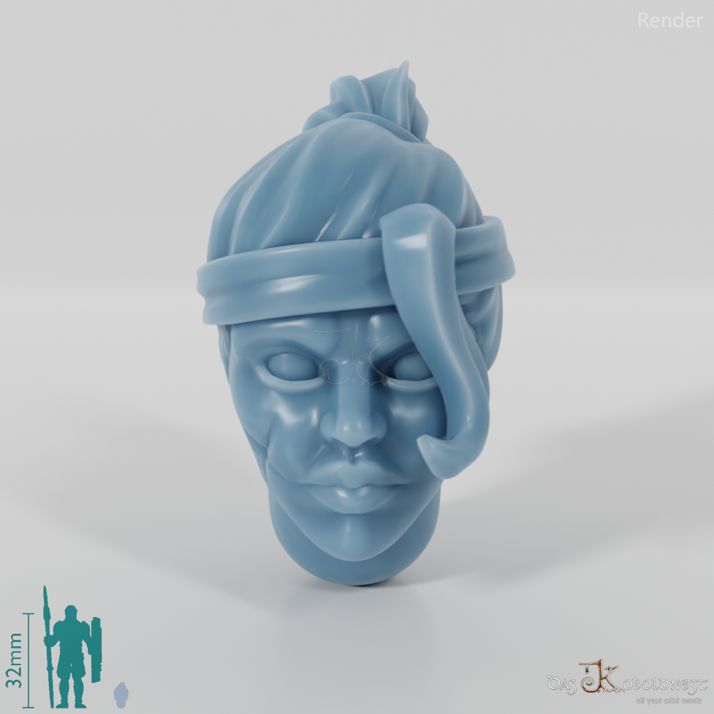 Space Soldiers - Infantry Head - Woman 03