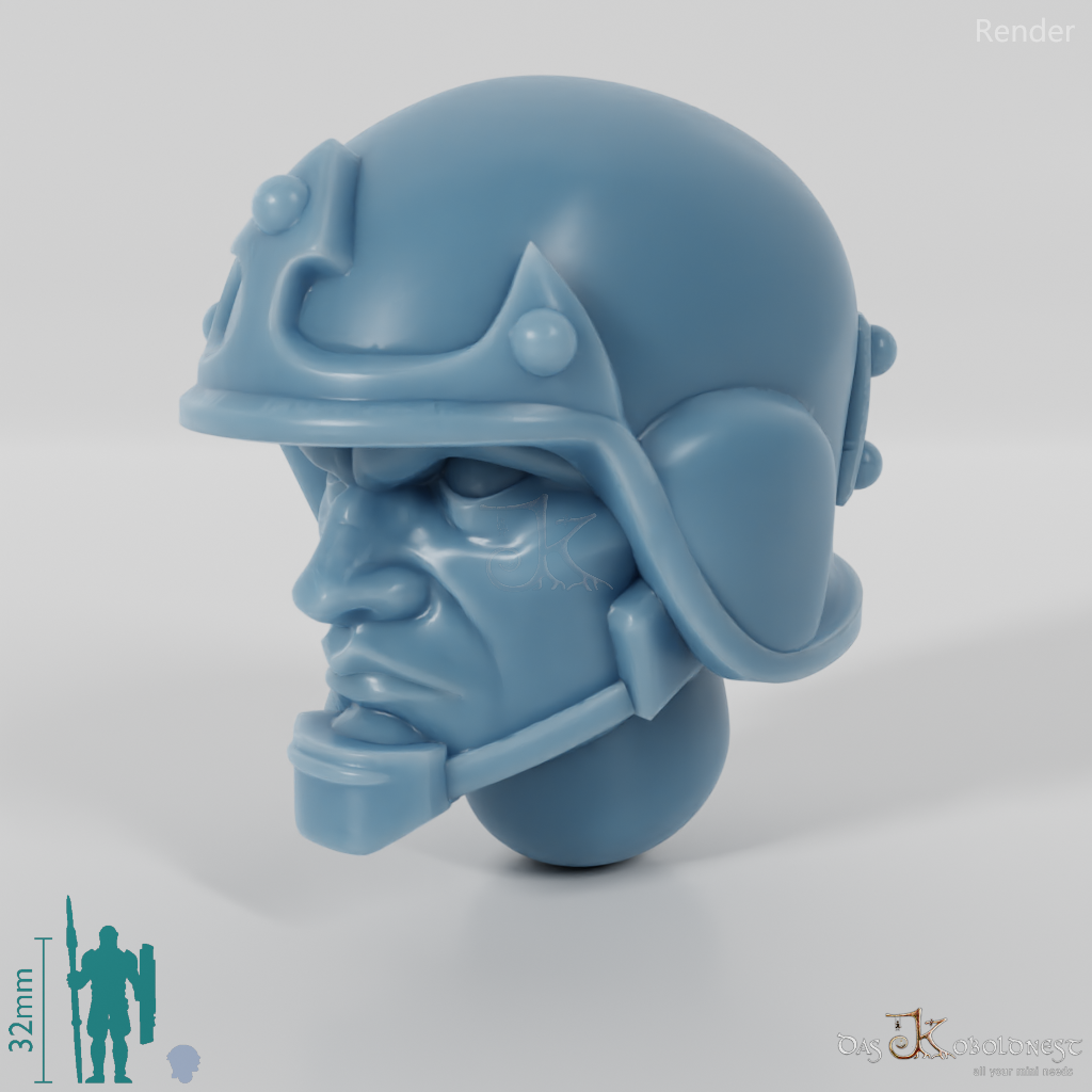 Space Soldiers - Infantry Head - Helmet 01