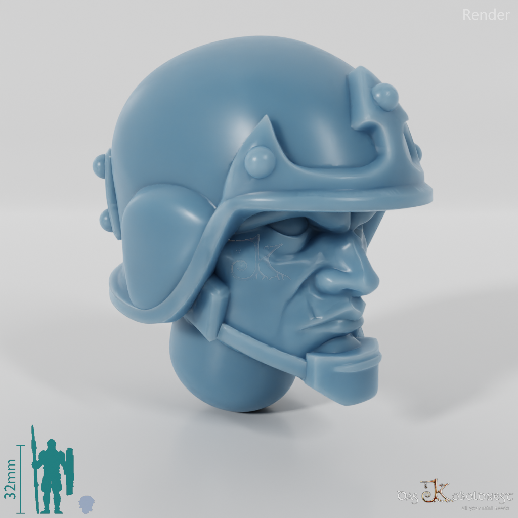 Space Soldiers - Infantry Head - Helmet 01