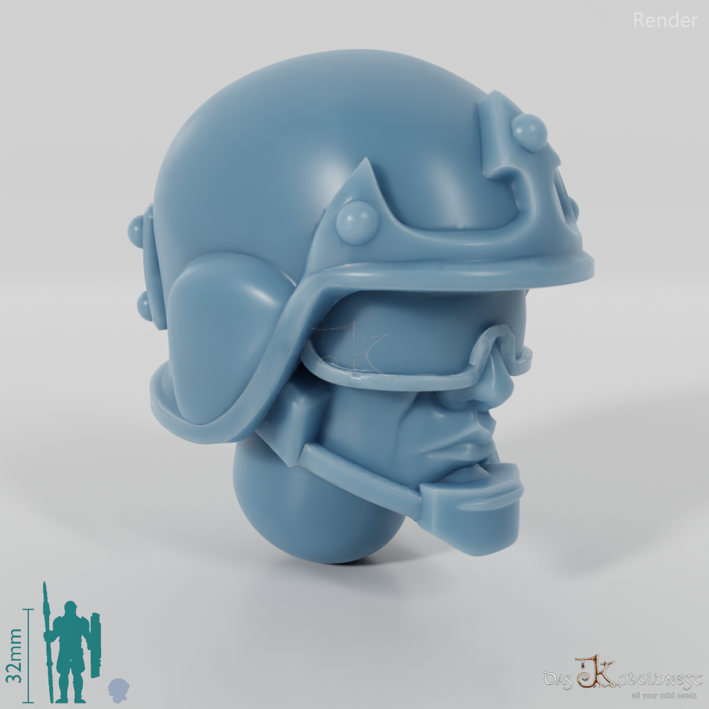 Space Soldiers - Infanteriekopf - Helm 02