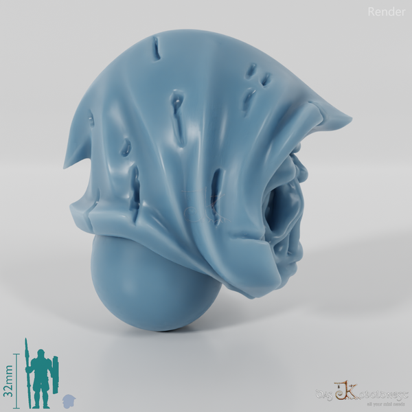 Vile Plague Mage - Head - Malformed Hood