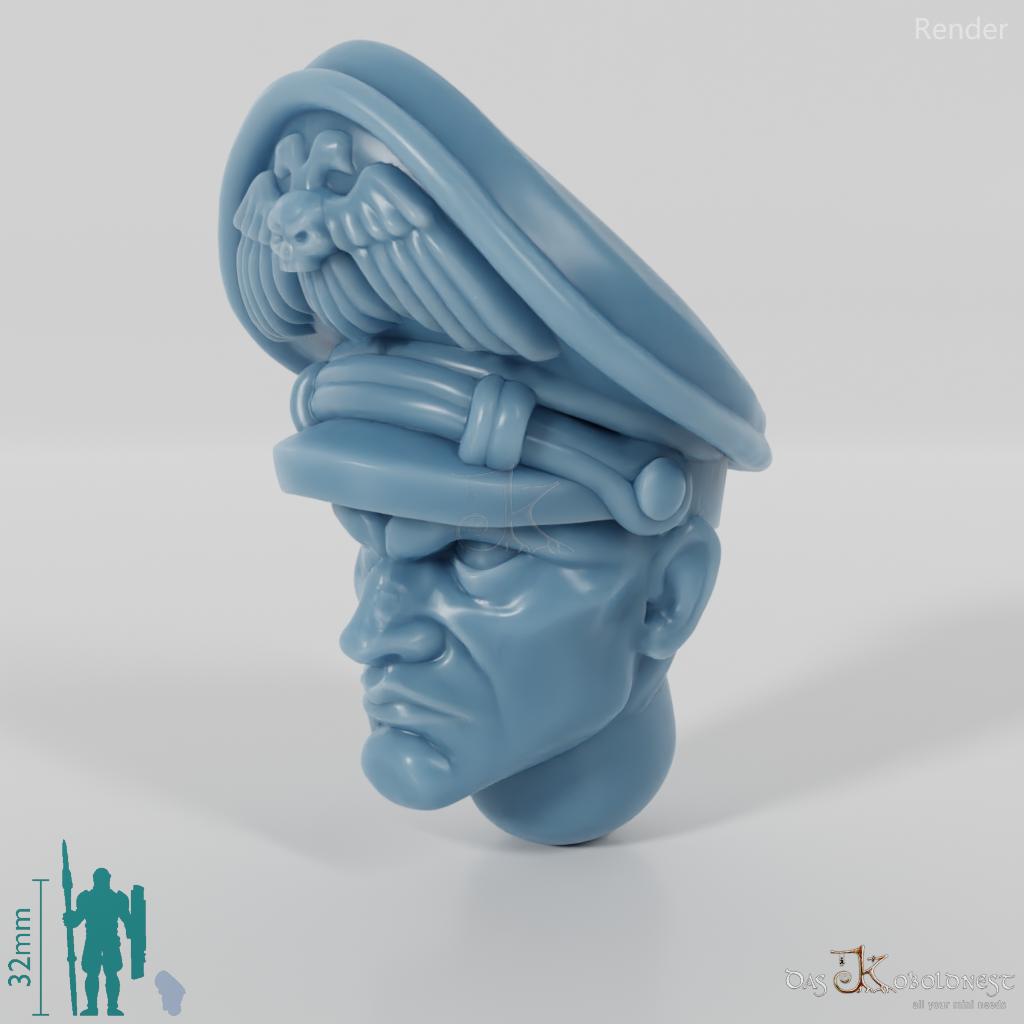 Space Soldiers - Infantry Head - Officer's Cap