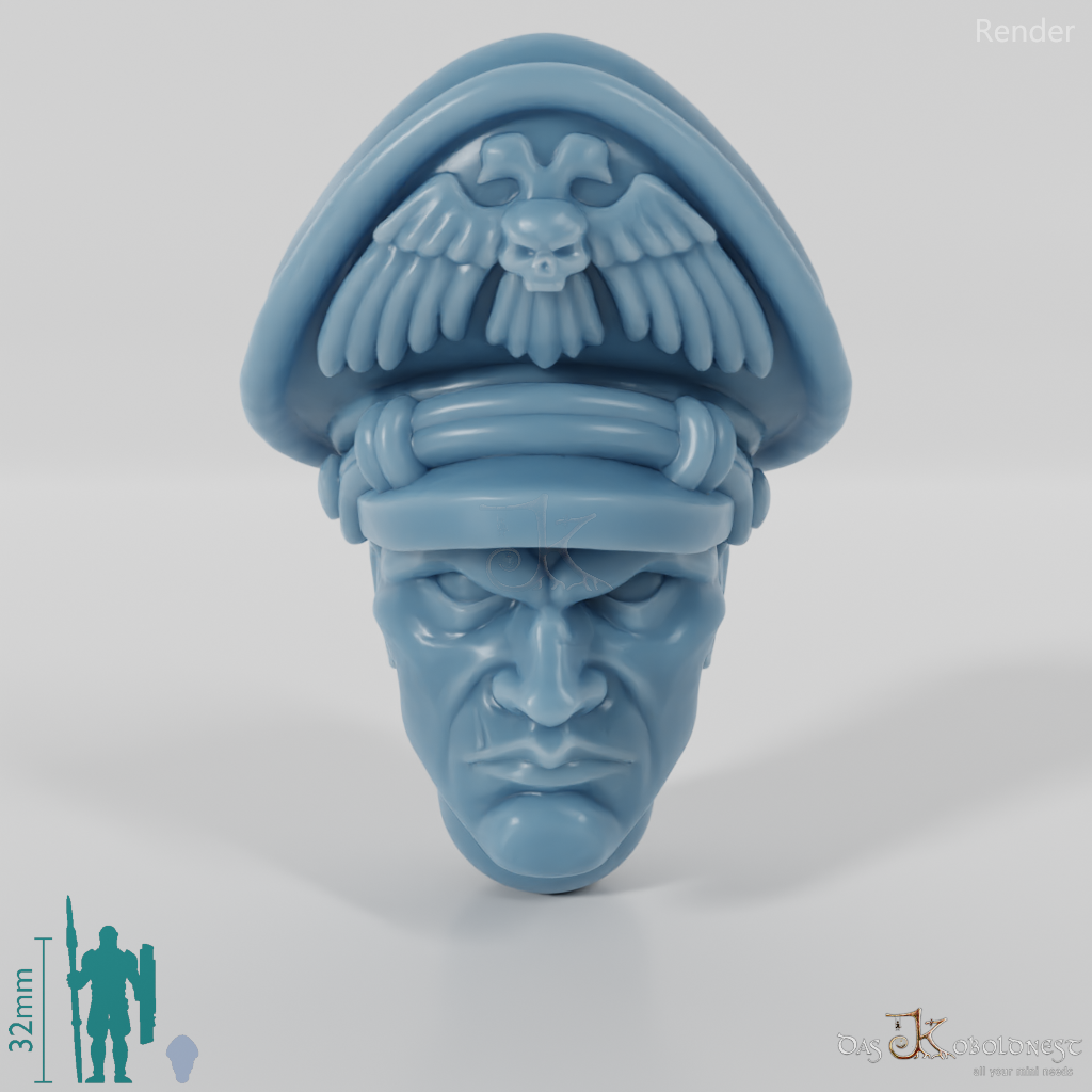 Space Soldiers - Infantry Head - Officer's Cap