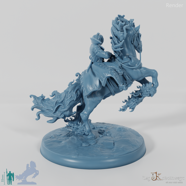 Jakob Grimsky, Kopfloser Reiter auf Kalamax 1