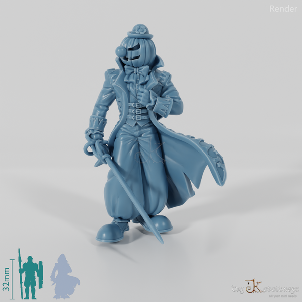 Jakob Grimsky, Kopfloser Reiter - Kostümiert