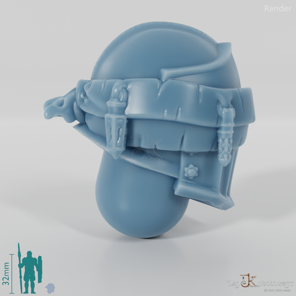 Valiant Battle Mage - Head - Blindfold