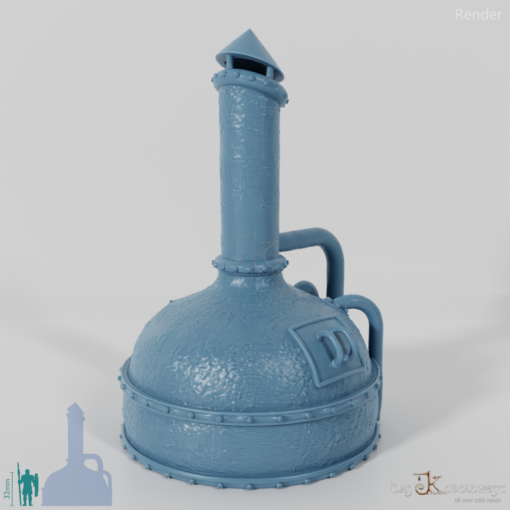 Alcohol production - brewing kettle 01