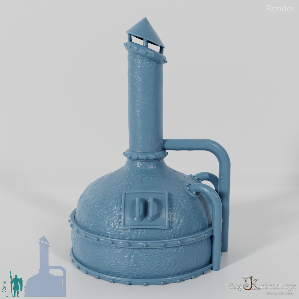 Alcohol production - brewing kettle 01