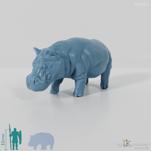 Flusspferd - Nilpferd 02