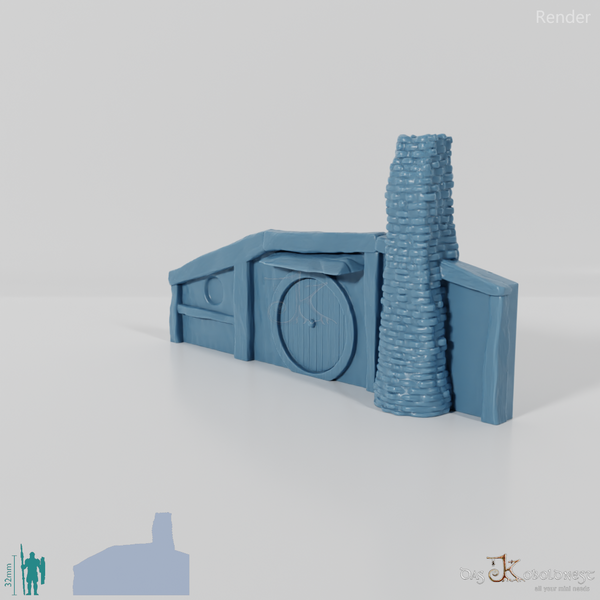 Halfling Cave Facade - Classic 01