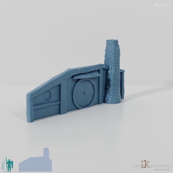 Halfling Cave Facade - Classic 01
