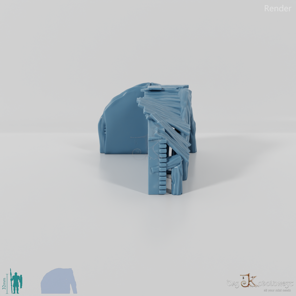 Halfling Cave Facade - Classic 03