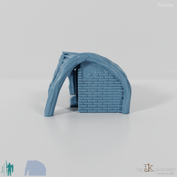 Halfling Cave Facade - Classic 03