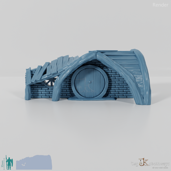 Halfling Cave Facade - Classic 03