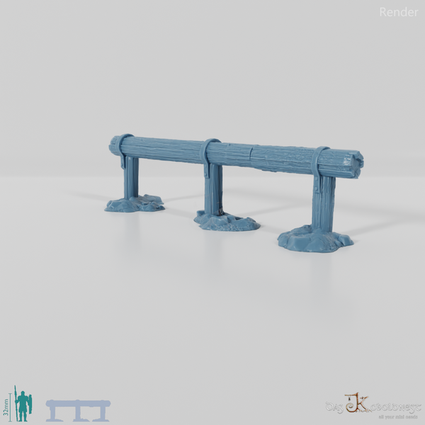 Anbindepfosten - Dreifach