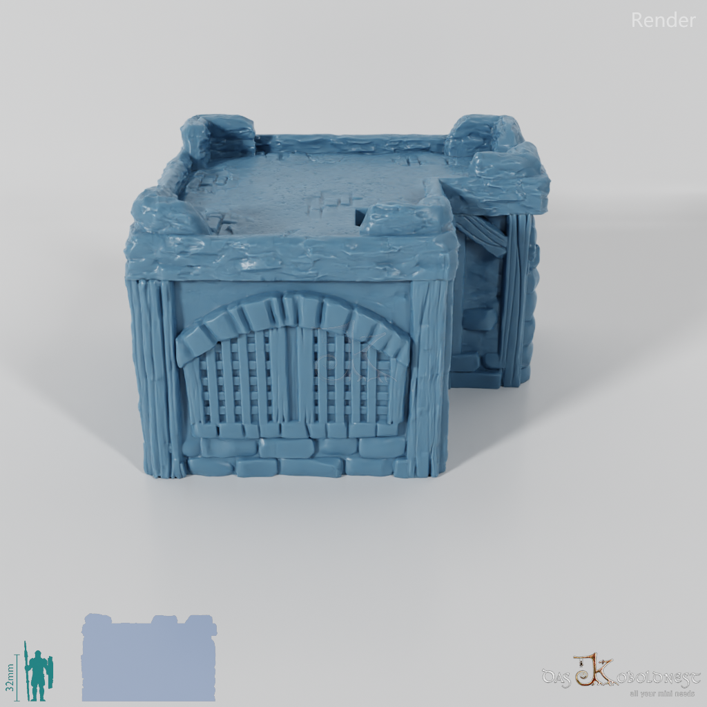 Kleines Wüstenhaus mit LehmFlachdach Koboldnest