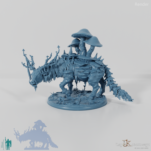 Fungal infected Katoblepas 01