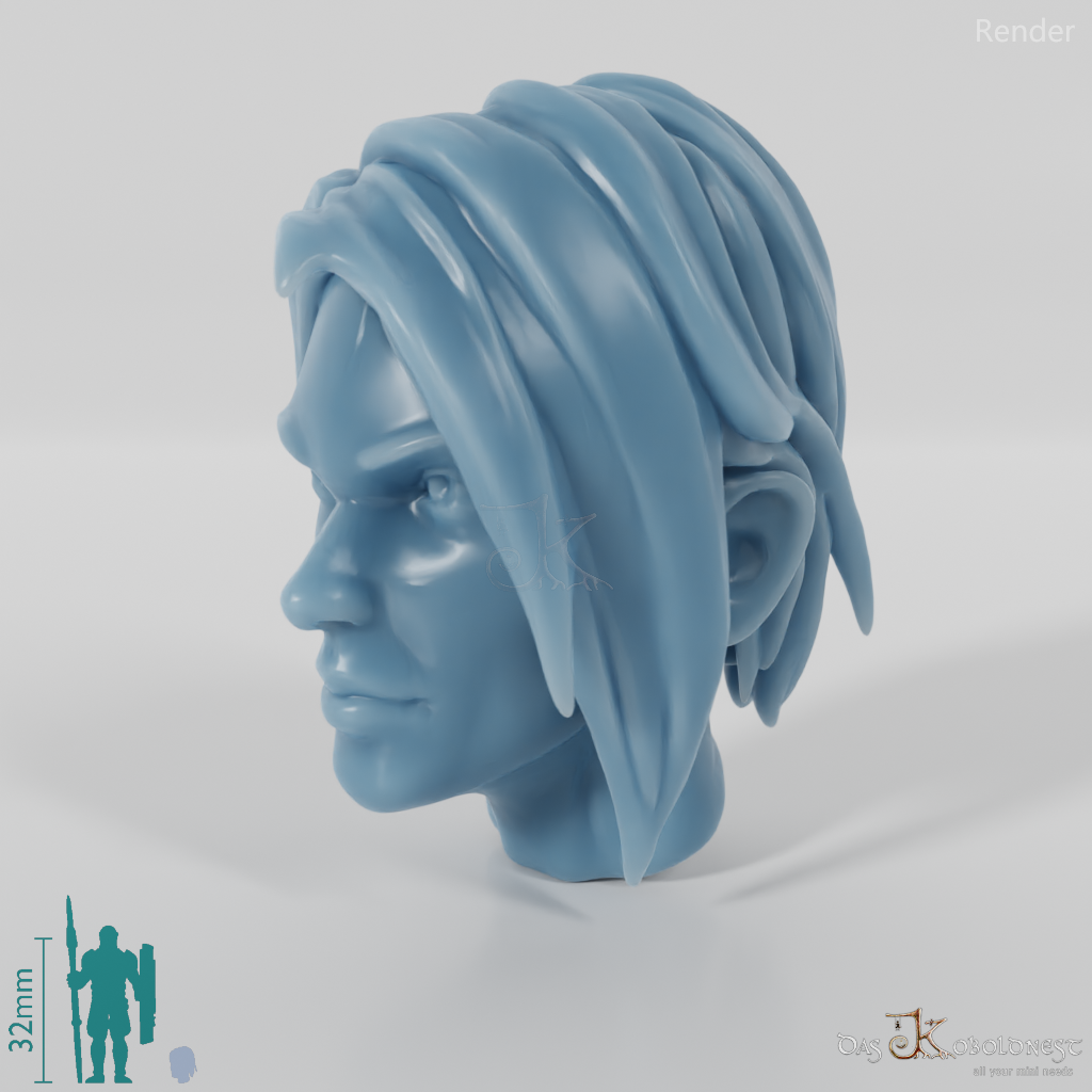 Female Head - Asymmetrical 1