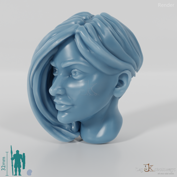 Female Head - Asymmetrical 2