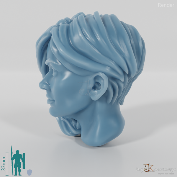Female Head - Asymmetrical 2