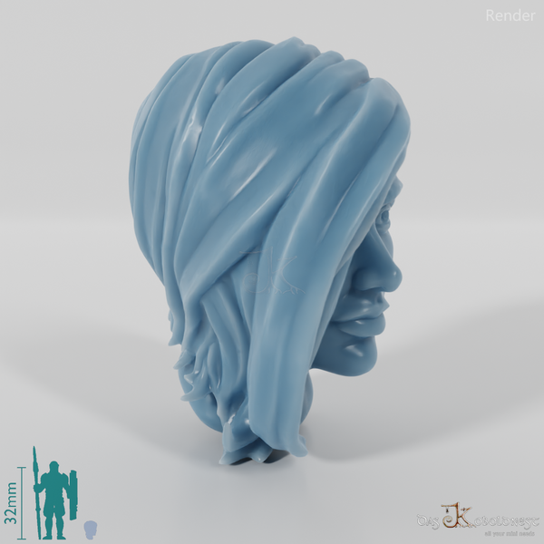 Female Head - Asymmetrical 2