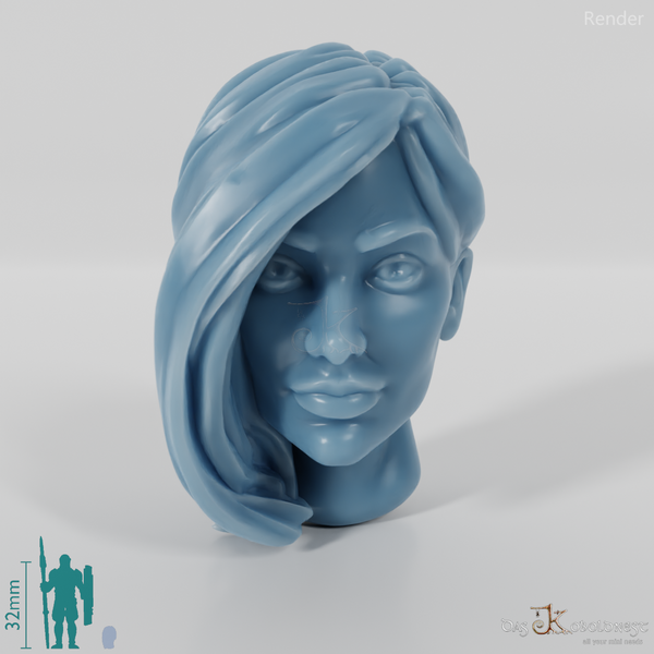 Female Head - Asymmetrical 2