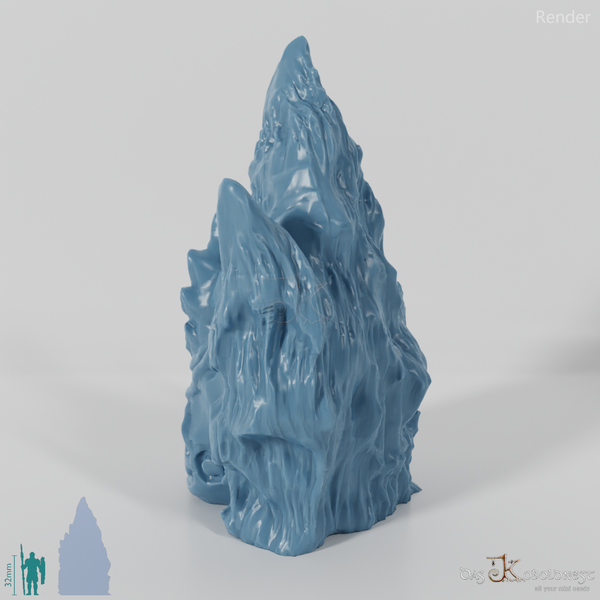 Verzierte Eisformation