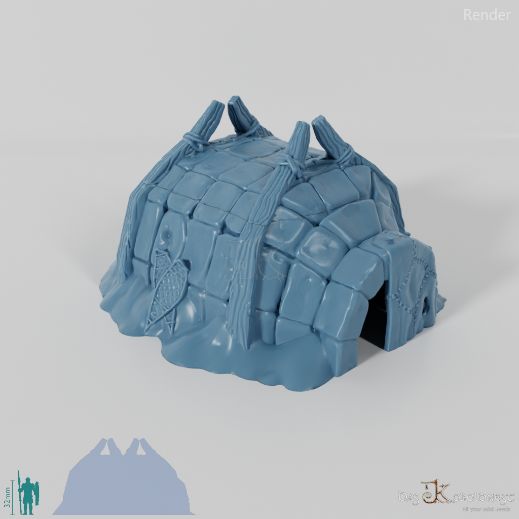 Reinforced igloo